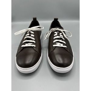 Robert Graham Blackburn Brown Leather RGL5132 Sneakers Shoes Sz 13 New M…
